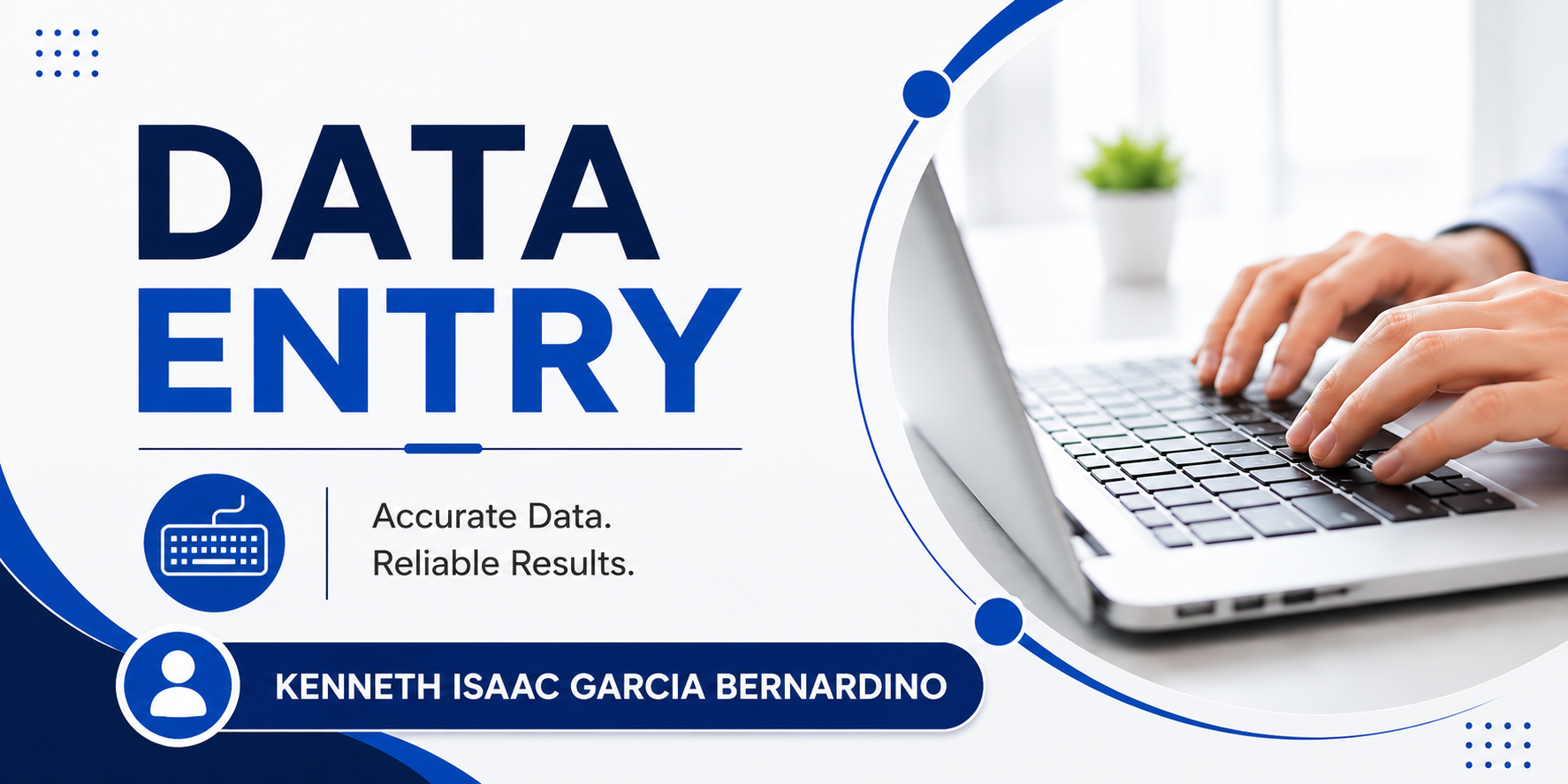 Data Entry work sample cover