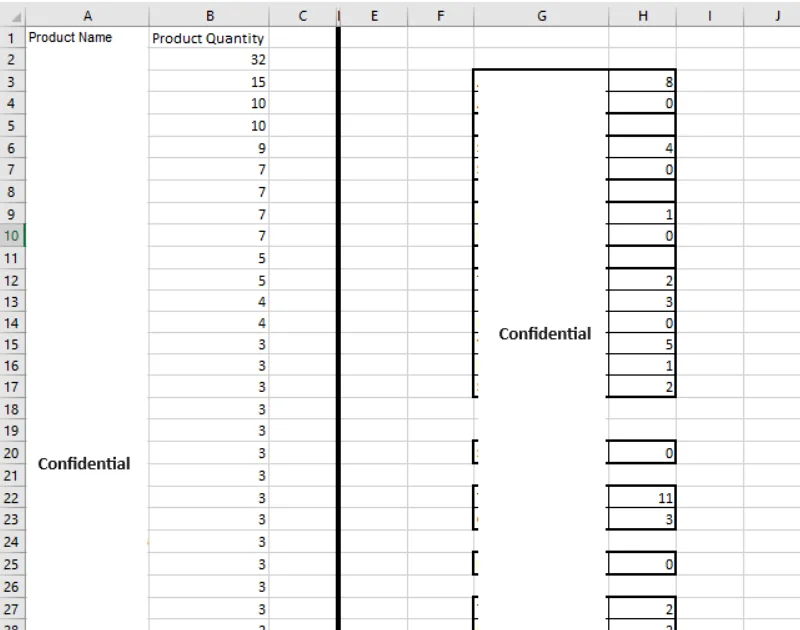 Organised entry worksheet