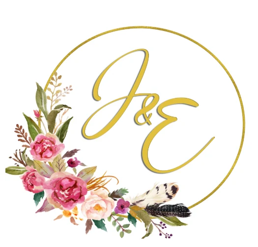 Floral monogram identity
