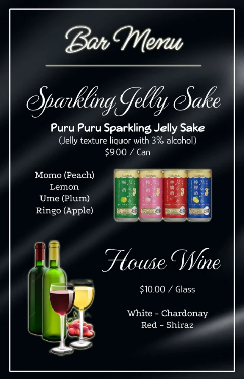Promotional wine poster