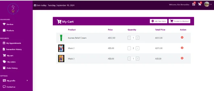 Shopping cart